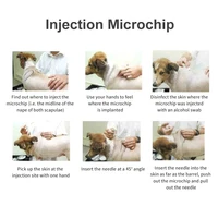 20pcs 134.2KHz FDX-B Universal Pet Microchip ISO11784/85 Animal 15 Digits ID Chip Pet Microchip Syringe for Dog Cat 6