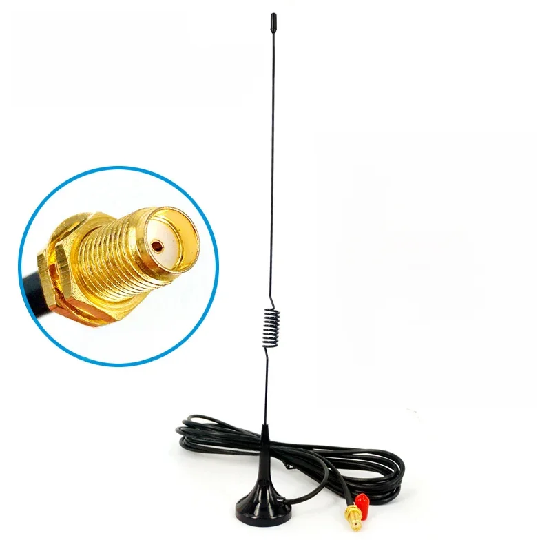 Antena baixa magnética do carro para Baofeng, UHF, VHF, BF-888S, UV-5R, 82, 10R, TK-3107, 3207,