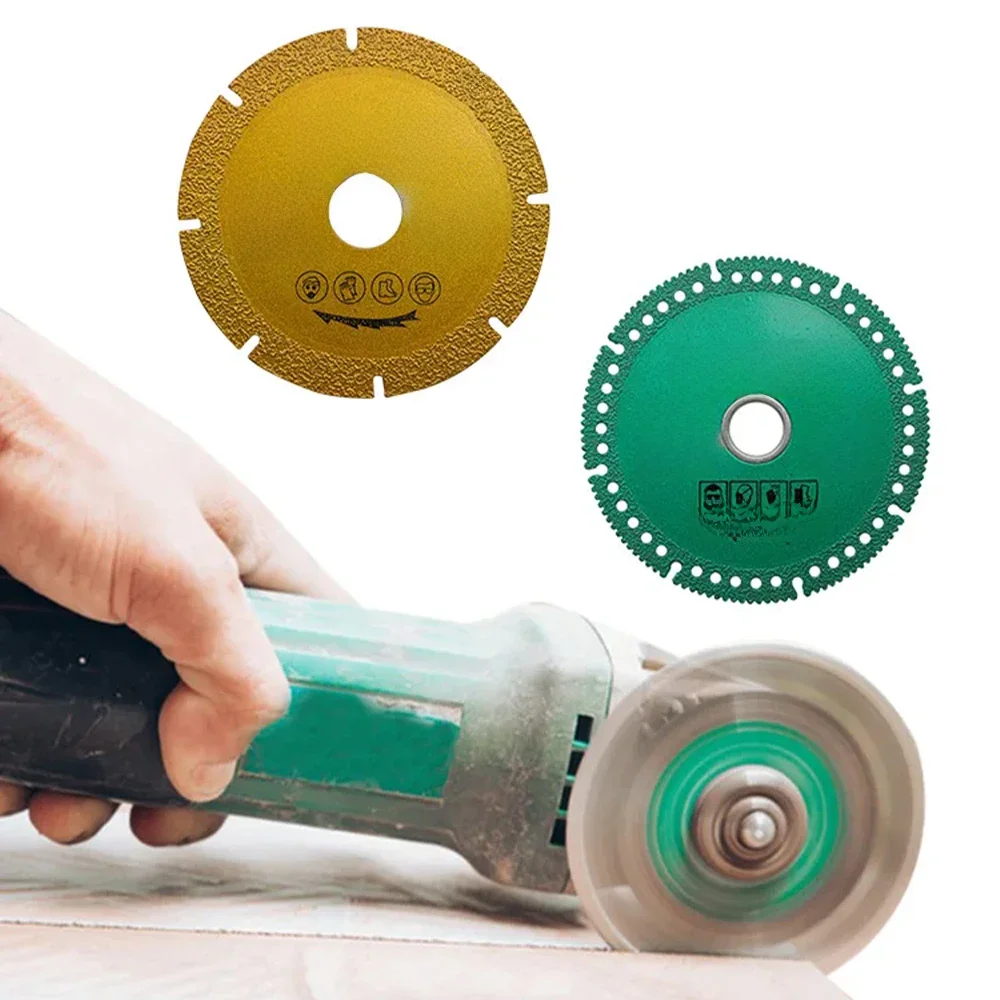 1Piece Diamond Cutting Blade Metal Brazing Iron Rebar Stainless Steel Cutting Discs Angle Grinder Disk Cut Off Wheel Tool