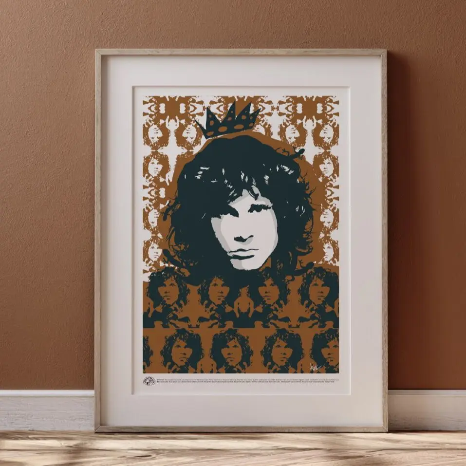 Jim Morrison poster Turkish designer wall chart poster coated paper high quality printed decorative picture for Office Home posters