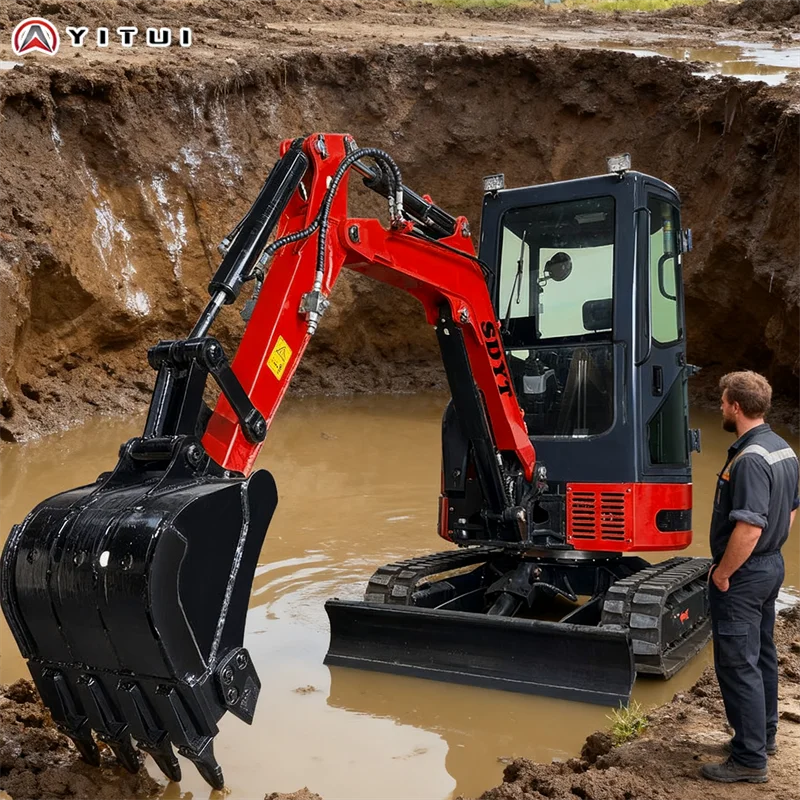 Promotion Mini pelle Euro 5 Mini pelle standard d'émission prend en charge la personnalisation personnalisée