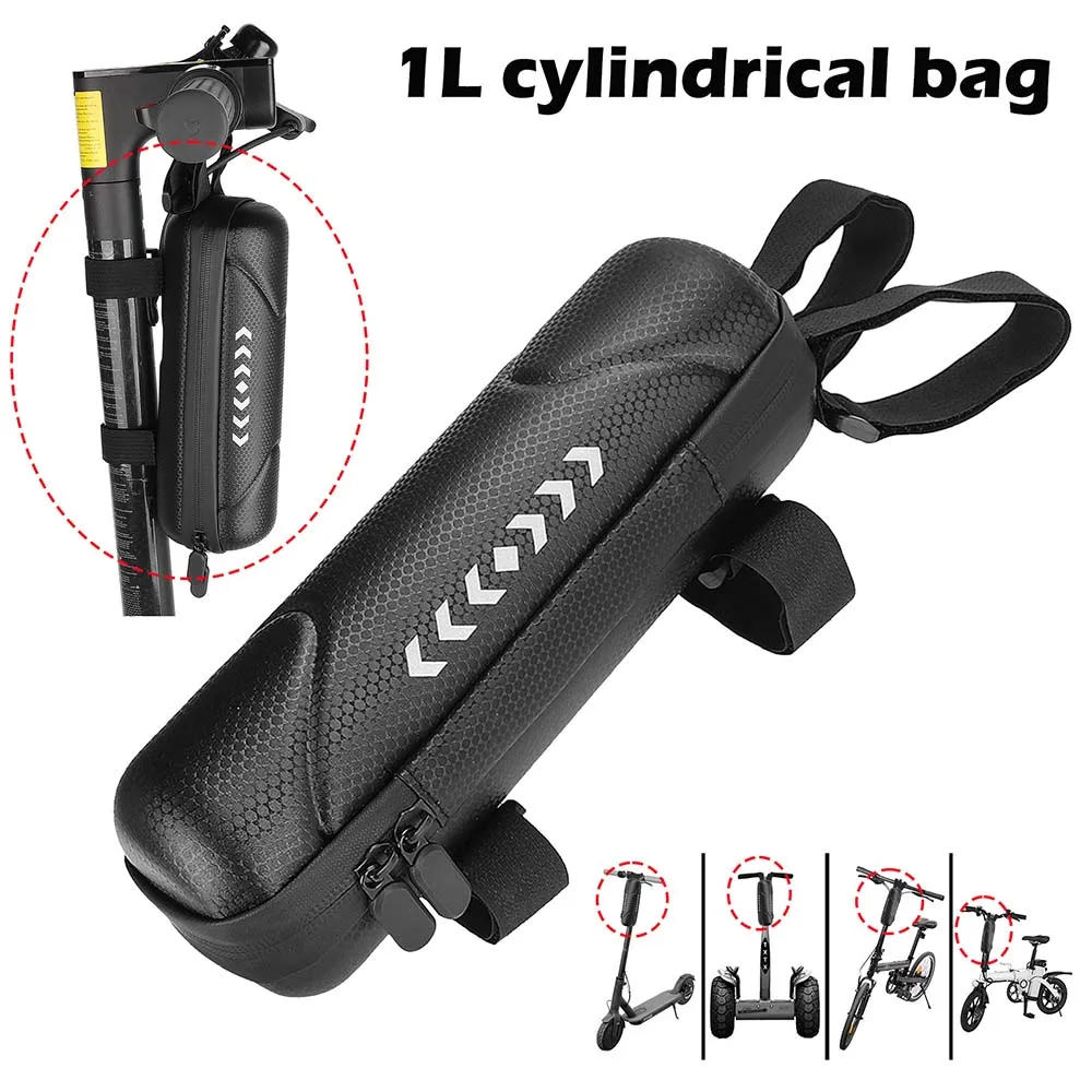 

1L EVA Hard Shell Electric Scooter Front Bag Large Capacity Waterproof Bike Bicycle Hanging Bag for Mountain Bike E-bike Parts