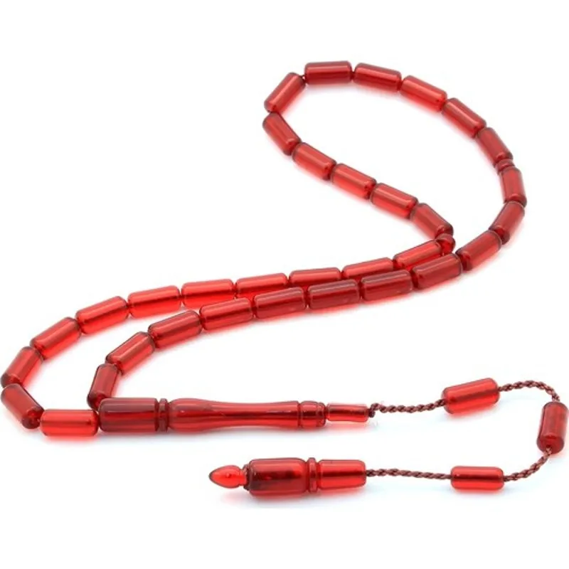 

Rosary Tank Cutting Model Poland Amber Prayer Beads-Red Total Length: 28 cm