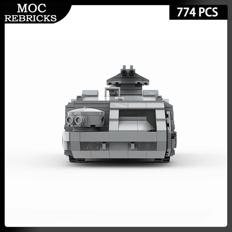 ภาพยนตร์ Series M577 APC หุ้มเกราะรถขนส่ง MOC Building Block WW II อาวุธทหารชุดอิฐของเล่นรถ DIY เด็กของขวัญ