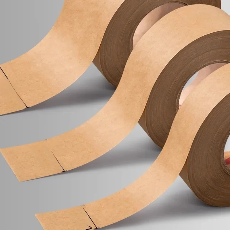 50 m/rolka szeroka 24/36/48mm taśma papierowa Kraft wymienna brązowa taśmy maskujące artysty do akwareli malowanie akcesoria do ramek na płótnie — zdjęcie produktu 7