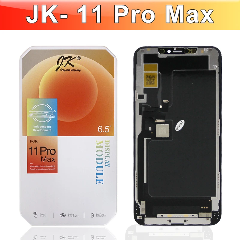 JK Series For iPhone X XS XR 11 12 13 14 15 Pro Max Plus Mini LCD Display Touch Screen Digitizer Assembly Replacement