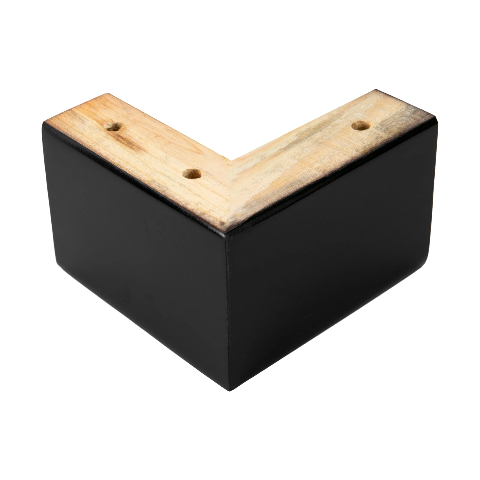 Wood Furniture Legs, Wooden L shape Table Feet, Wooden Bed Riser 