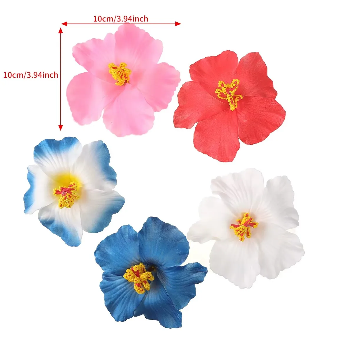 Hawaiian Flower Hair Clip For Women Girls Romantic Bohemian Flower Side Bangs Clip BB Hair Clips Hair Accessories image 5