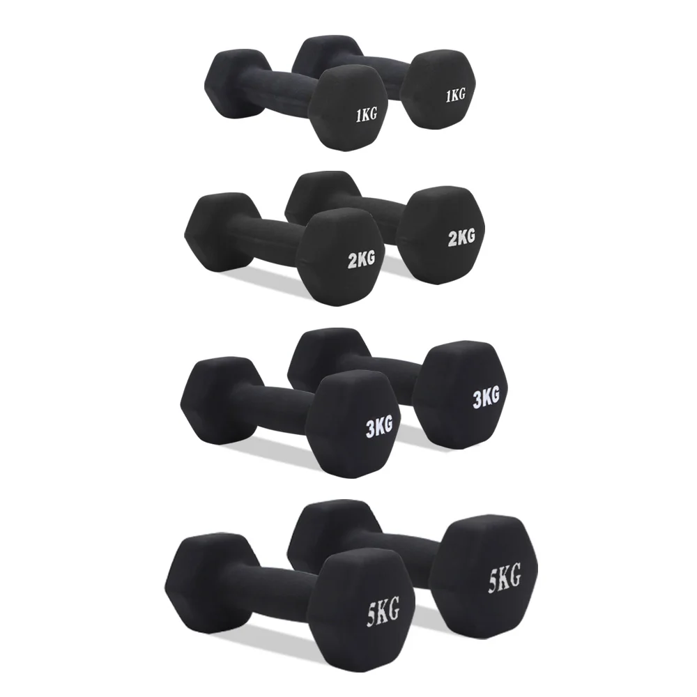 Home Love Neo-Fren Dumbbell 1,2,3,5kg Set Non-slip Hexagonal Weight Home Training Muscle Training Dumbbell