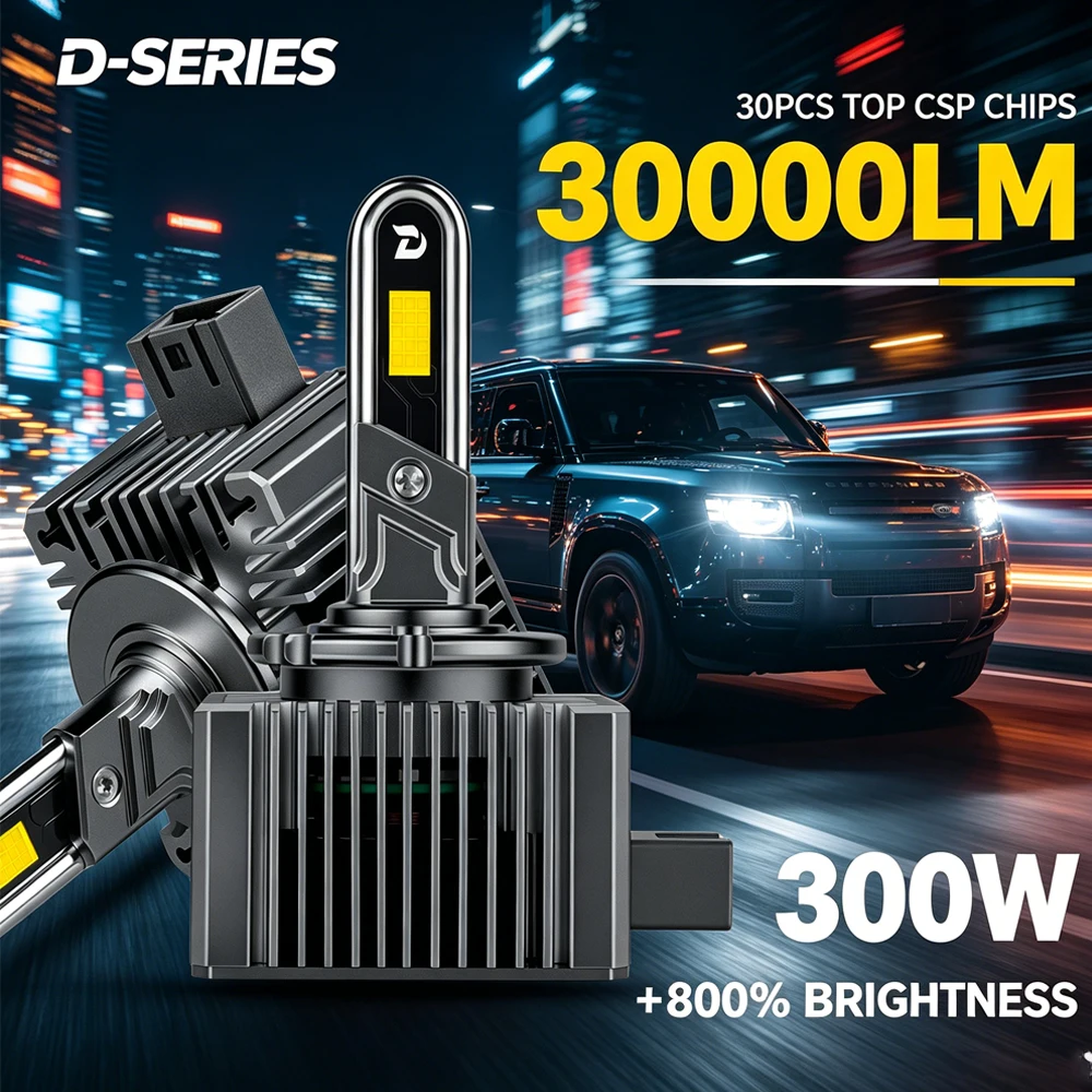 Bombillas LED para Faros Delanteros D1S D2S D3S D8S D4S, D1R D2R D3R D4R D8R, Chip CSP 30*9980, 12V 24V, Canbus Sin Error, Luces Delanteras para Automóvil