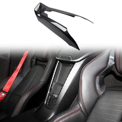 LHD! RHD! For Chevrolet Corvette C8 2020 2021 2022 2023 Car Accessories ABS Plastic Carbon Seat Backrest Cover Trim 1pc