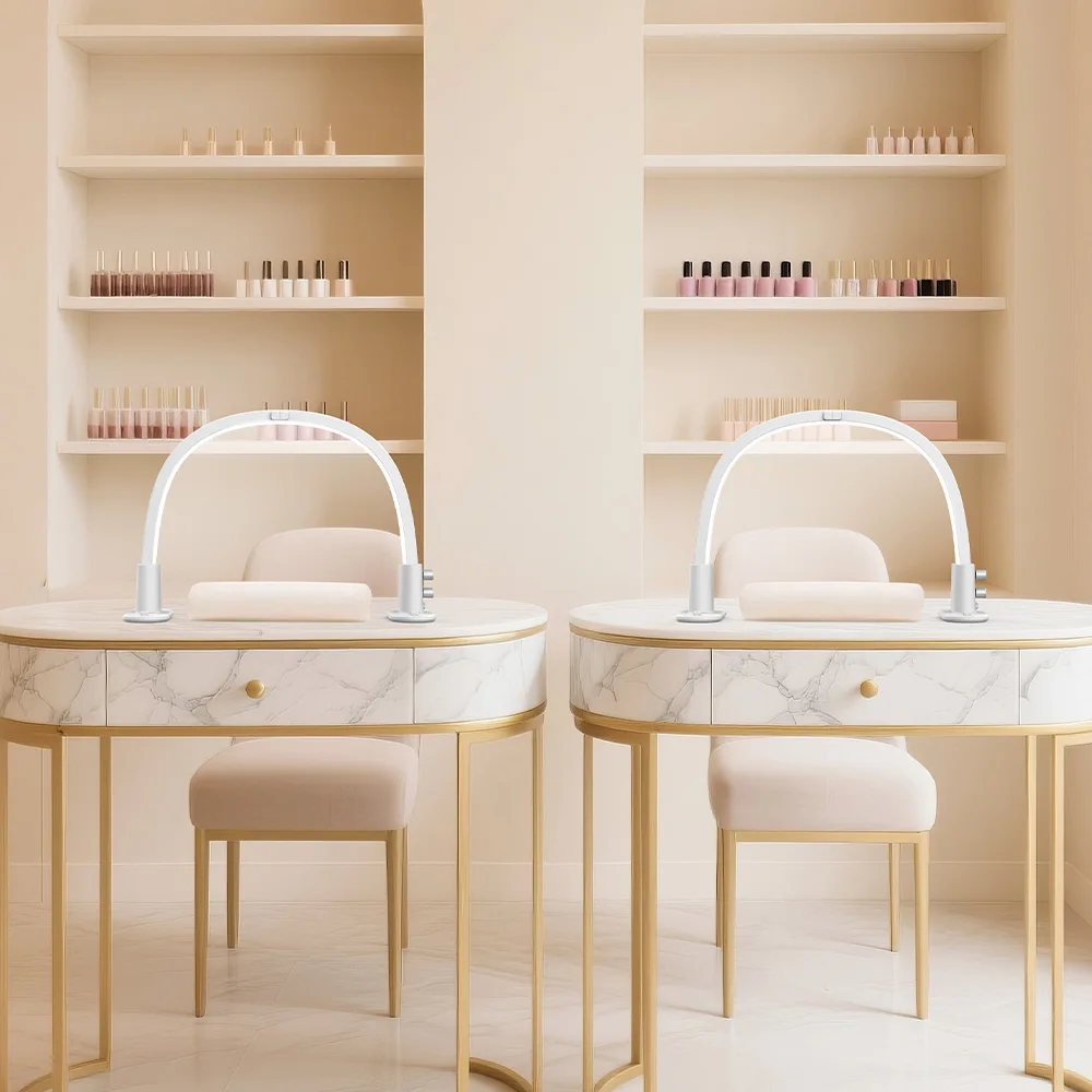 Мини-луна, заполняющий светильник для ногтей, красота ресниц, ручное освещение, рабочая лампа, трехцветная регулируемая лампа для защиты глаз, специальная красота