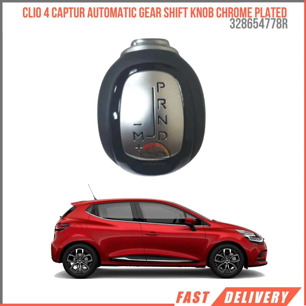 

For Renault Clio 4 Captur automatic gear shift knob chrome plated high quality fast shipping Oem 328654778R