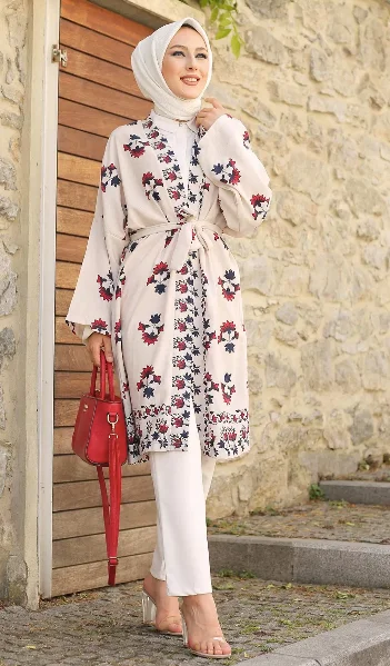 Uzun Kimono Tesettür: 2022 Yaz Modası İçin İdeal Bohemian Stil Üst Giyim