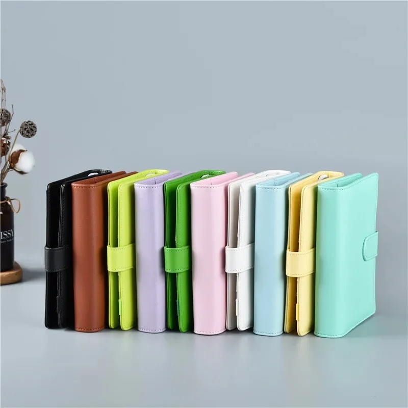 A6/A5 makaronik kolor PU skóra DIY segregator okładka notesu pamiętnik Agenda Planner okładka papierowa szkolne artykuły papiernicze — zdjęcie produktu 7