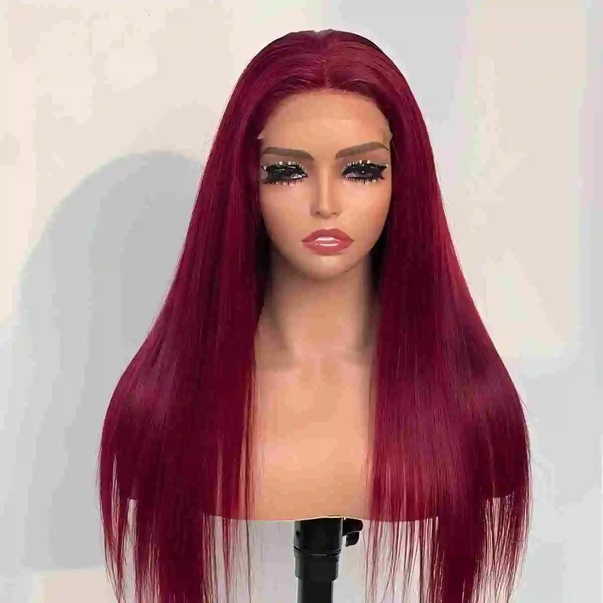 

99j Burgundy Lace Front Wigs Human Hair 13x4 HD Straight Lace Front Wigs Human hair Wine Red HD Lace Front Wigs For Women 250 Density