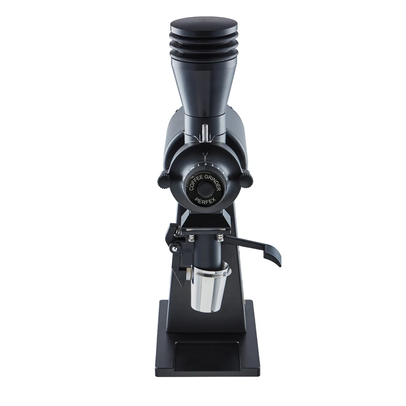 Quantity controllable Automatic Espresso Coffee Grinder Commercial Equipment 90mm Flat Goast Teeth Burr Cafe Bean Tools