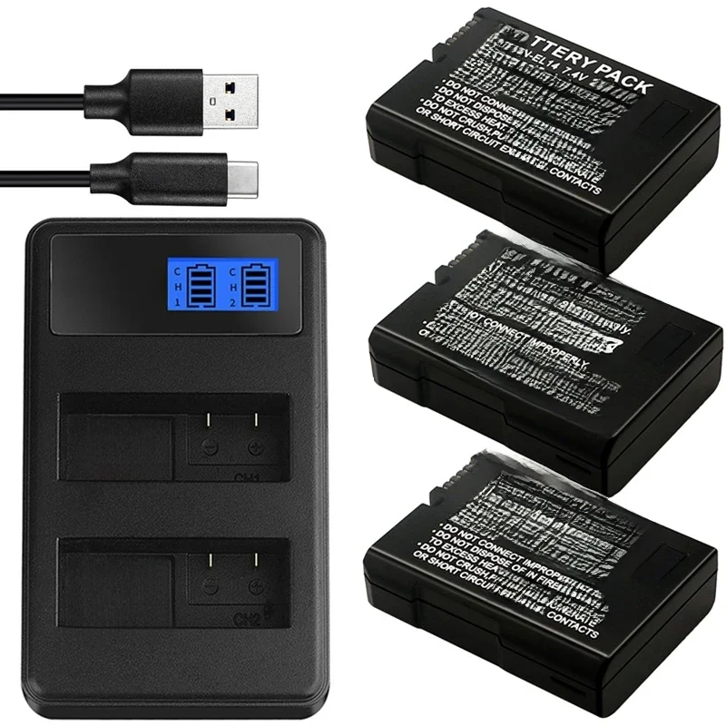EN-EL14 EN-EL14A AKUMULATOR 2050MAH Do aparatów Nikon D5600 D5200 D5300 D3100 D3200 D3300 D3400 D3500 Coolpix P7800 P7700 P7100 — zdjęcie produktu 7