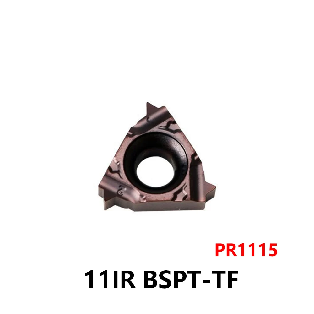 

Original 11IR19BSPT-TF 11IR14BSPT-TF PR1115 Carbide Inserts 11 IR 11IR 14 19 BSPT TF Threading Blades CNC Lathe Cutter Machine