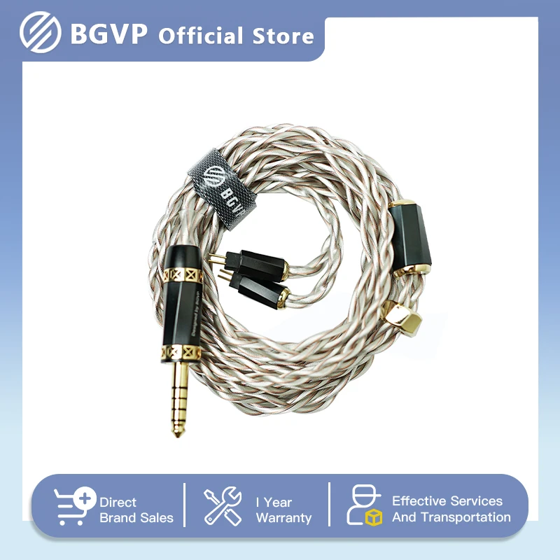 

BGVP Gold Rose Cable 0.78 4.4mm Hifi Earphone Cable