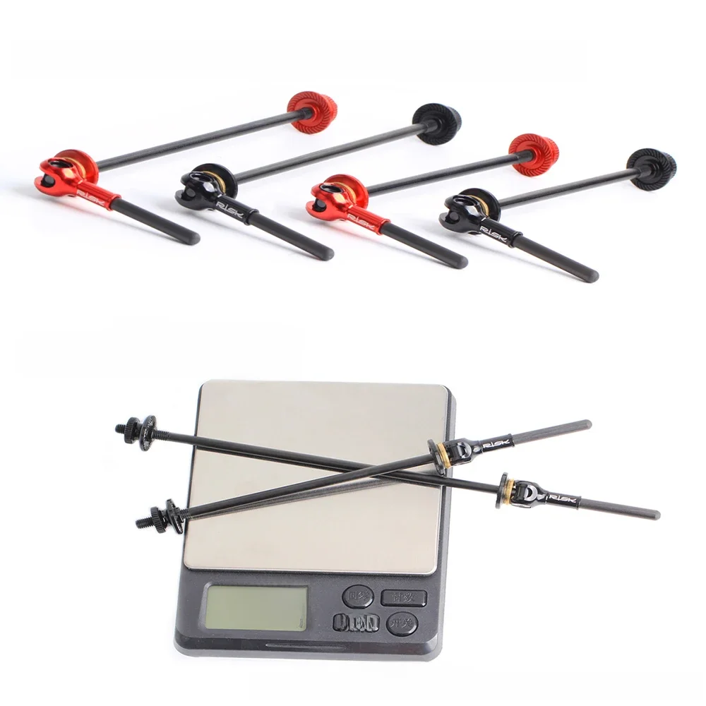 AliExpress NONE Ultralight Titanium Ti Axis QR Skewers MTB Road Bike Bicycle Quick Release 9mm 5mm Front 100 Rear 100/135mm Wheel Hub Skewers