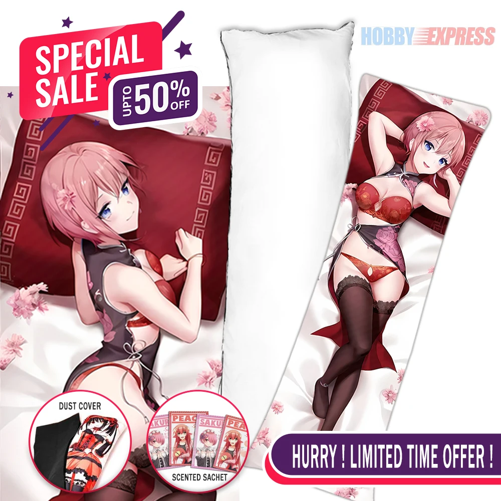

Хобби Экспресс аниме Dakimakura японский Otaku Waifu в натуральную величину двусторонняя обнимающая наволочка для тела Nakano Ichika 027139