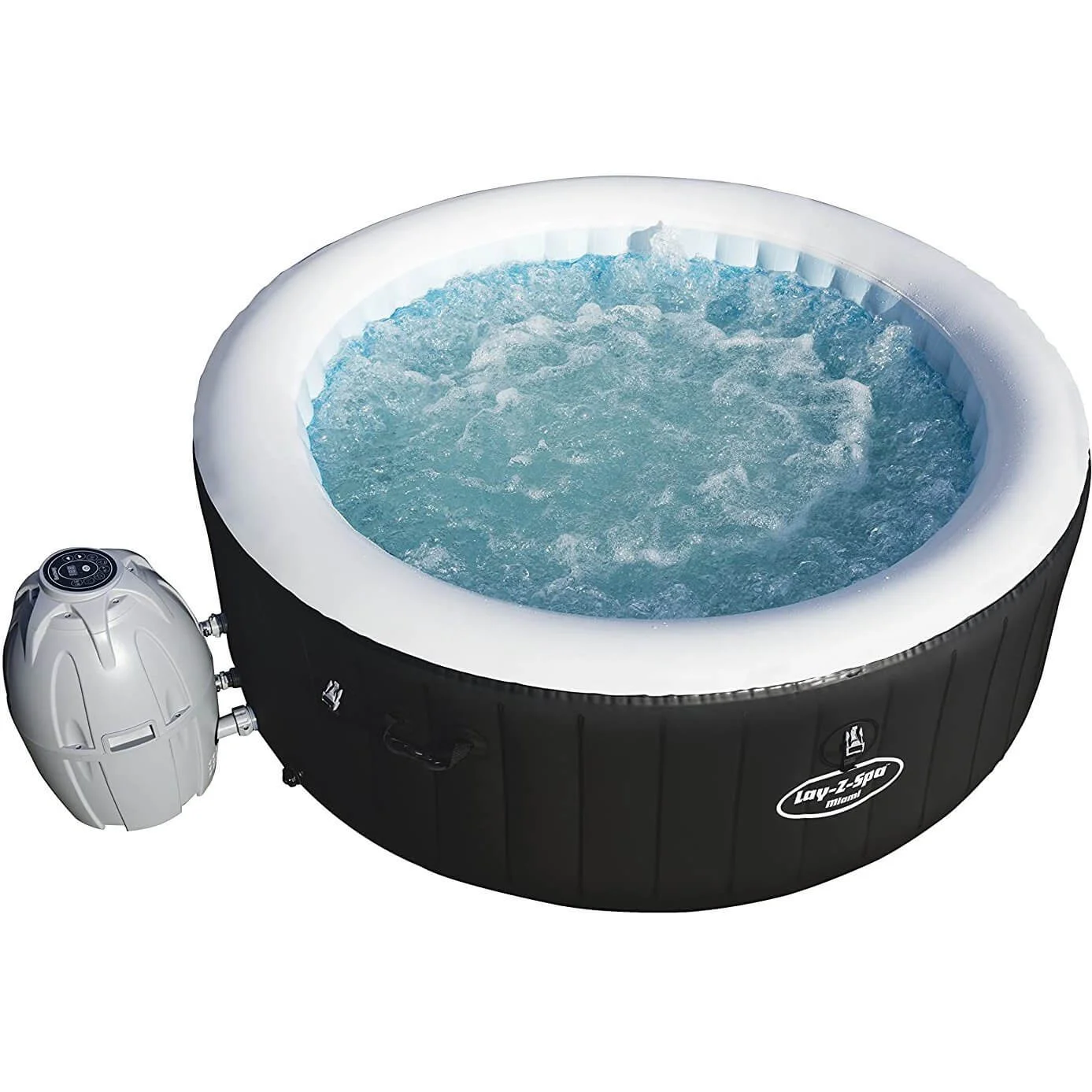 ST جودة LAY-ZZ SPA MIAMI AIRJET حوض استحمام ساخن قابل للنفخ موديل 2-4 أشخاص #1