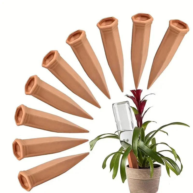 

3PCS Automatic Drip Irrigation System Self Watering Spike Ceramic for Flower Plants Greenhouse Garden Auto Water Dripper Device