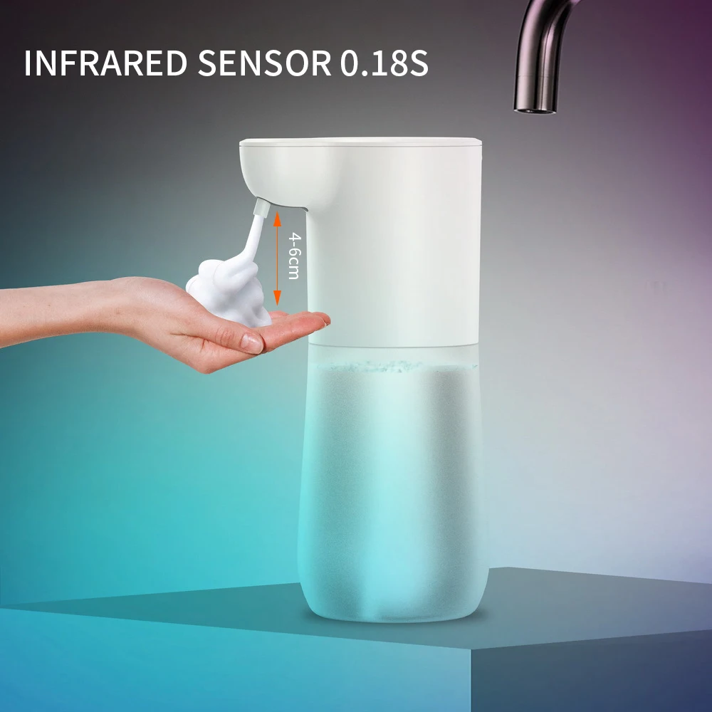 Newest 2000mAh USB Charging Automatic Induction Foam Soap Dispenser Smart Infrared Touchless Hand Washer For Kitchen Bathroom