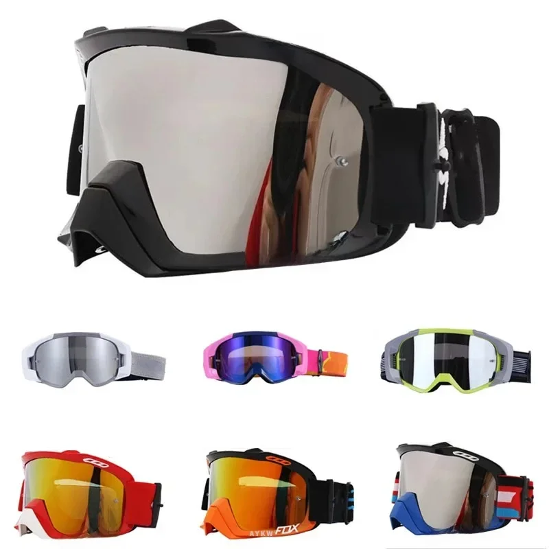 AliExpress AYKWFOX 2024 AykwFox Cycling Glasses Motorcycle Bike Glasses for Men Goggles Motocross Ski Mask Snowboard