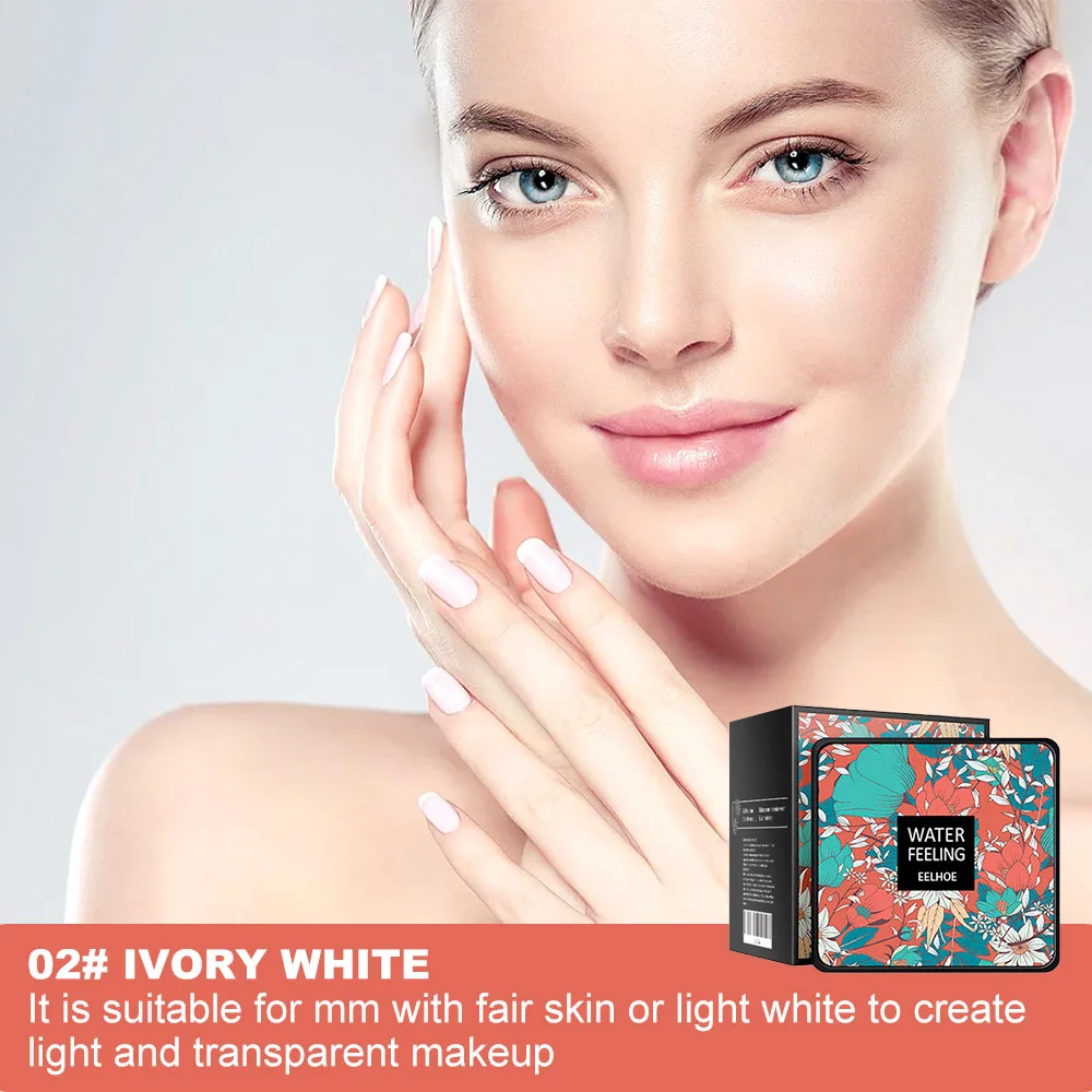 EELHOE フェイスメイク エアクッションBBクリーム 完璧なカバー力 肌色を明るくする 保湿 オイルコントロール コンシーラーメイク BBクリーム