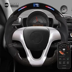 100% REAL CARBON FIBER STEERING WHEEL COMPATIBLE for Benz smart 451 galaxy pro model