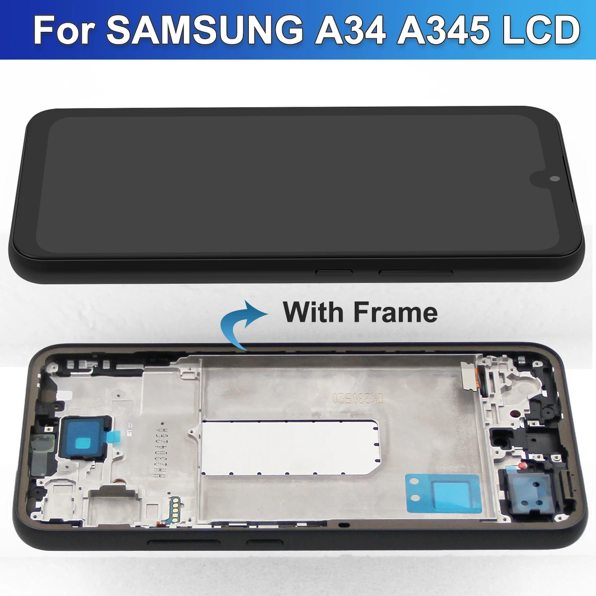 AMOLED / TFT Quality For Samsung A34 5G LCD SM-A346B A346U Display Touch Screen Digitizer Assembly Replacement Parts