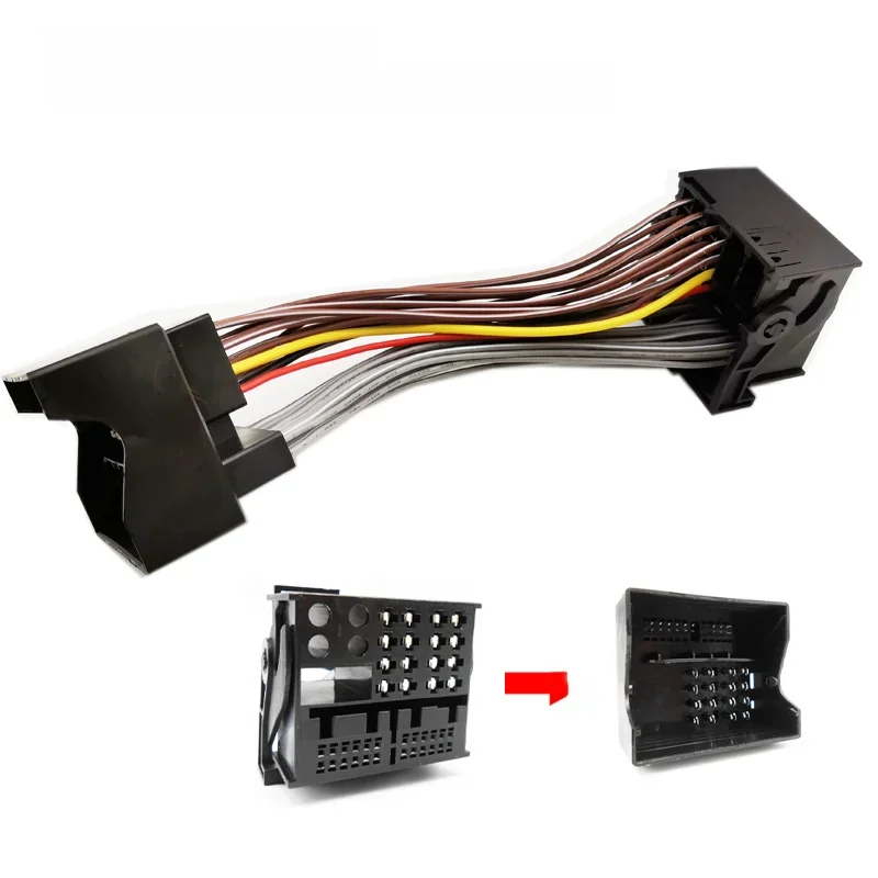 40-poliger Quadlock-Verlängerungskabelbaum, Plug-Play-Kabeladapter für Citroen Peugeot VW Audi BMW Seat Opel Skoda Mercedes Ford