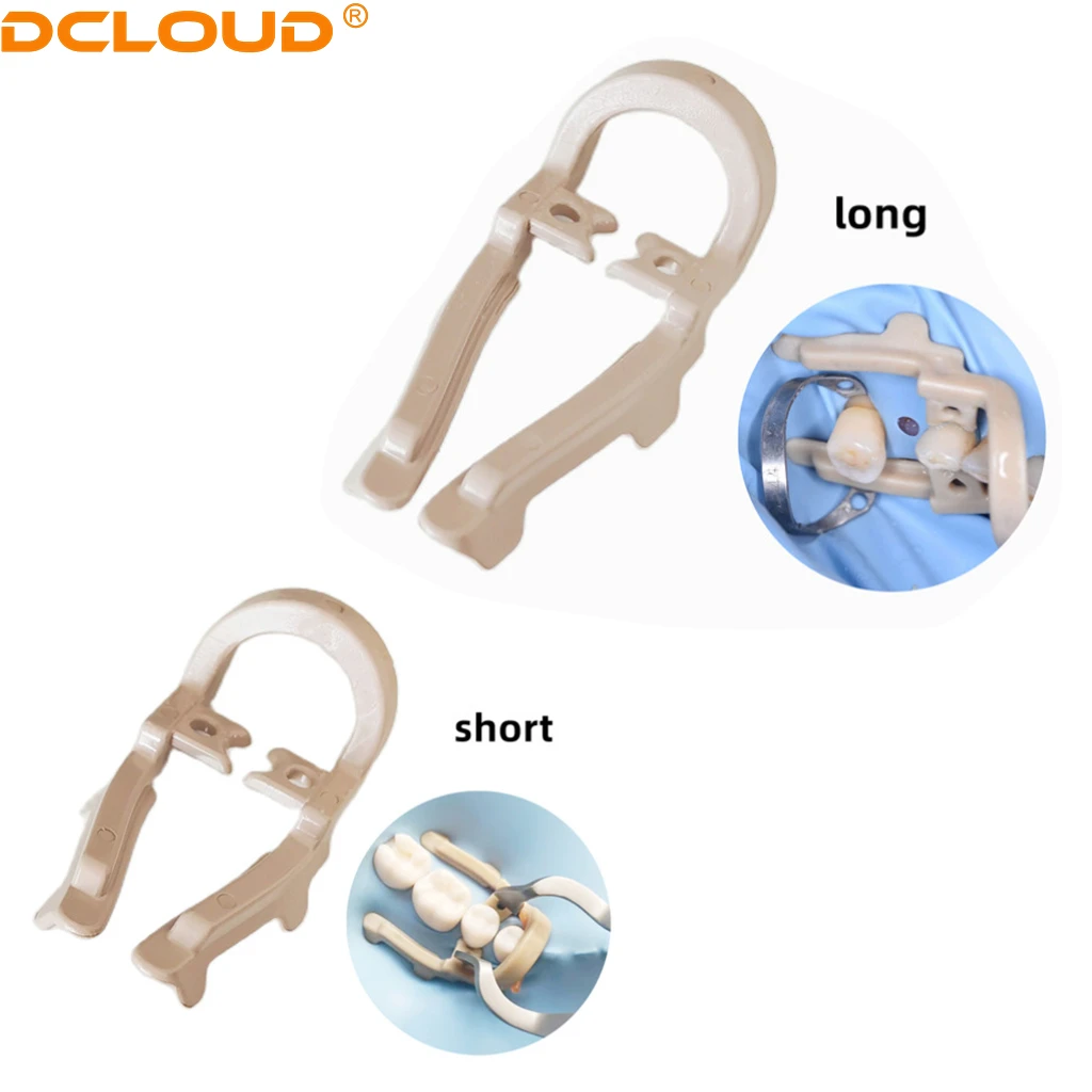 Dental Rubber Dam Clamps Żywica Matrix Ring Clips Matrix Fixed Clamp Long Short Autoclavable For Dental Lab Dentist Product