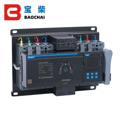 CHNT NXZM-125/4A 125A 160A 250A 400A 630A 800A 4P ATS Dual Power Automatic Transfer Switch Single Three Phase