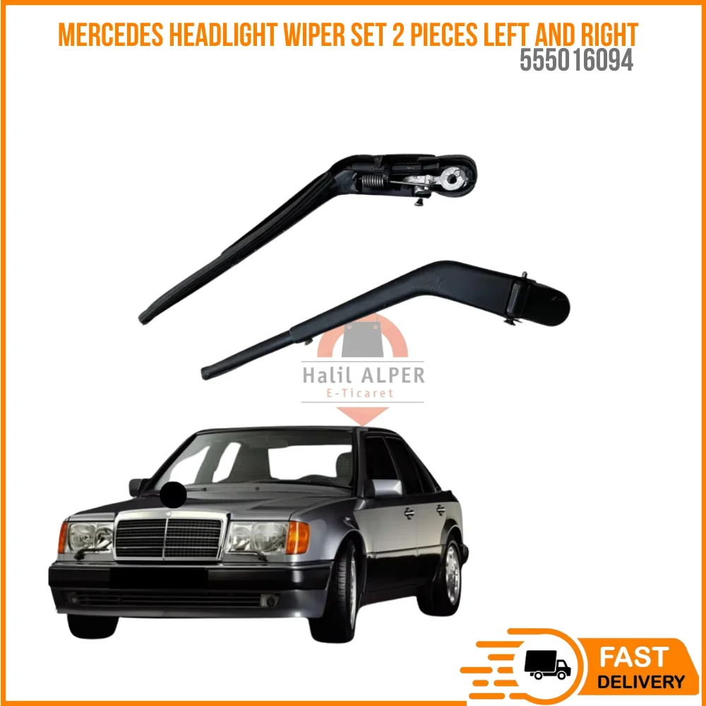 

For Mercedes W124 S124 A124 C124 headlight wiper set 2 pieces left and right 555016094 car accessories-Free Shipping