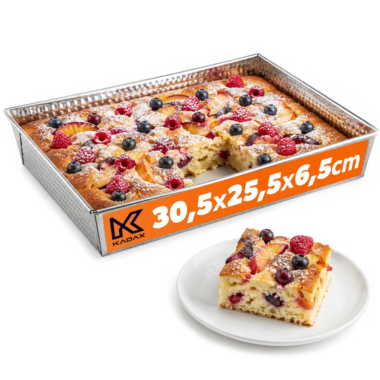 KADAX Plaatwerk Bakvorm Gegalvaniseerd 30x25x6cm
