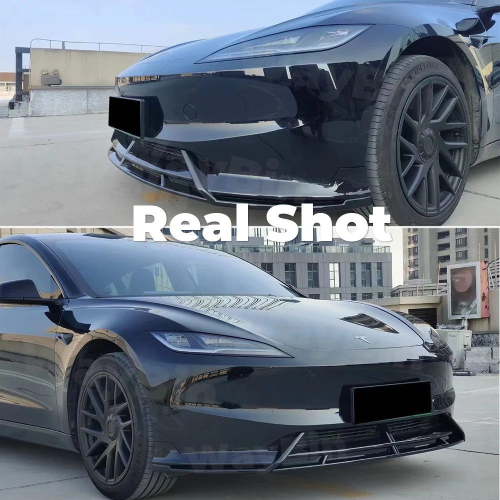 For Tesla Model 3 Highland 2024 BodyKit Front Lip Side Skirt Rear Spoiler Model 3 Tuning 2023 Exterior Auto Accesories