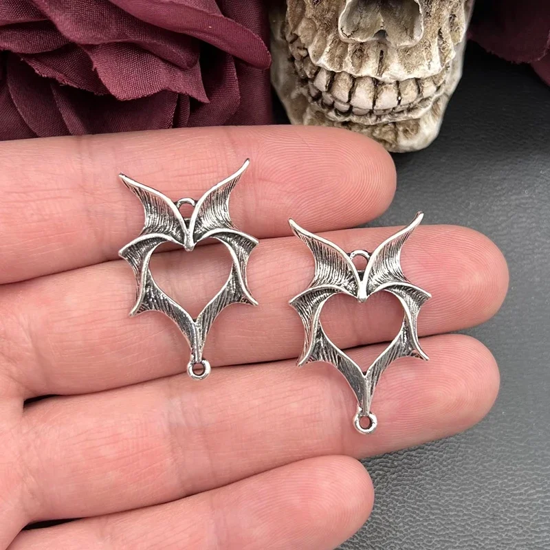8 stücke 35*22mm Gothic Dämon Flügel Fledermaus Flügel Anschlüsse Charms Designer Charm Fit Schmuck