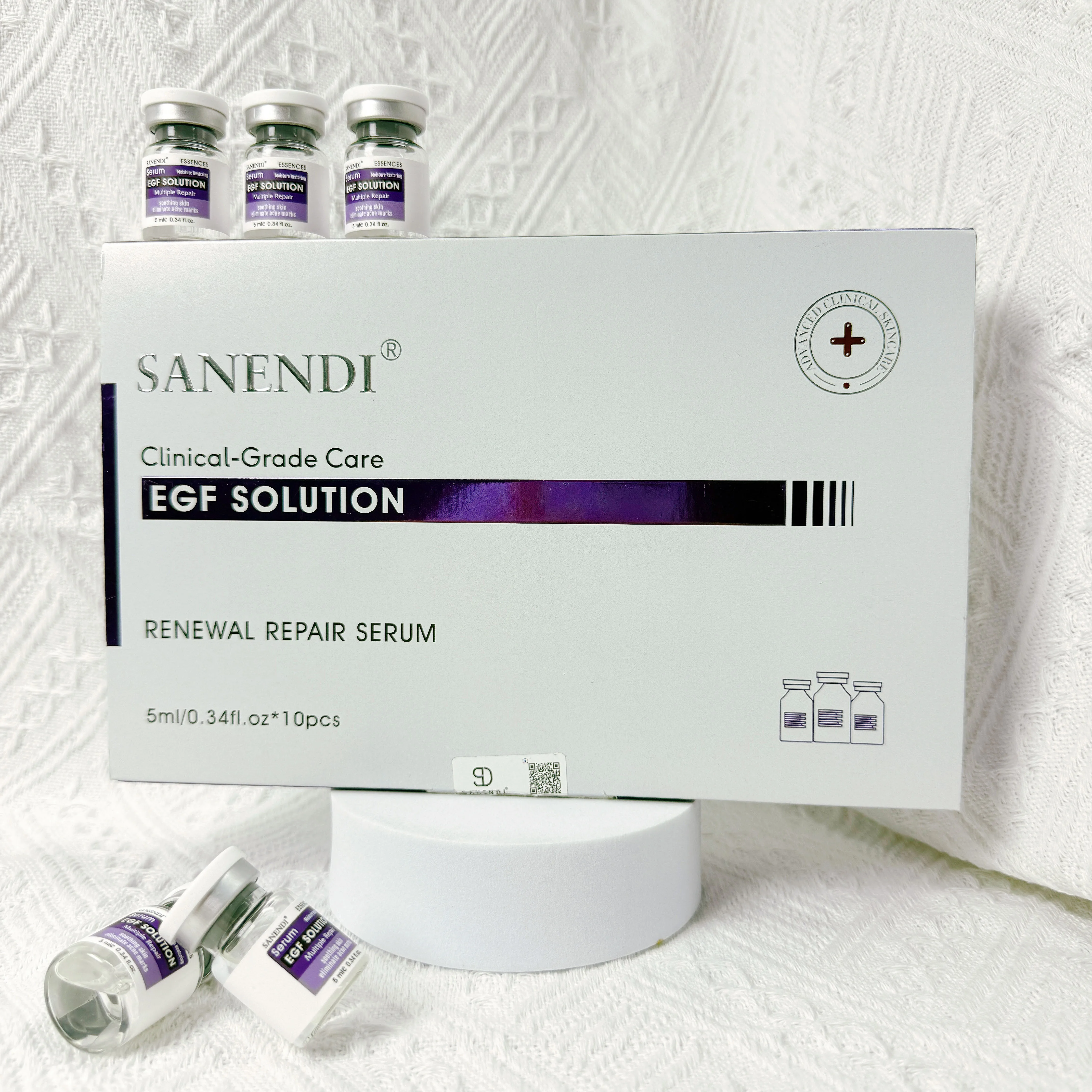 Korean Skin Care Product Sanendi AQUA Series Essence VC Soothing Moisturizing And Nourishing Facial Care Set 5mlx10