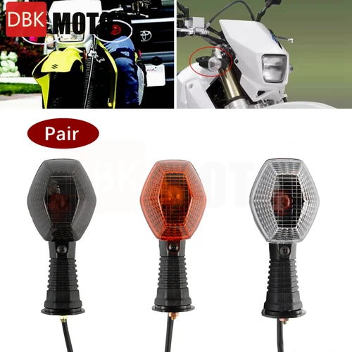 Imagen 1 del producto Indicadores de señal de giro delantera/trasera para motocicleta, luces de bombilla para Suzuki DR-Z DRZ 400 S/SM SV 650 N SV650S SV1000 N/S SFV 650