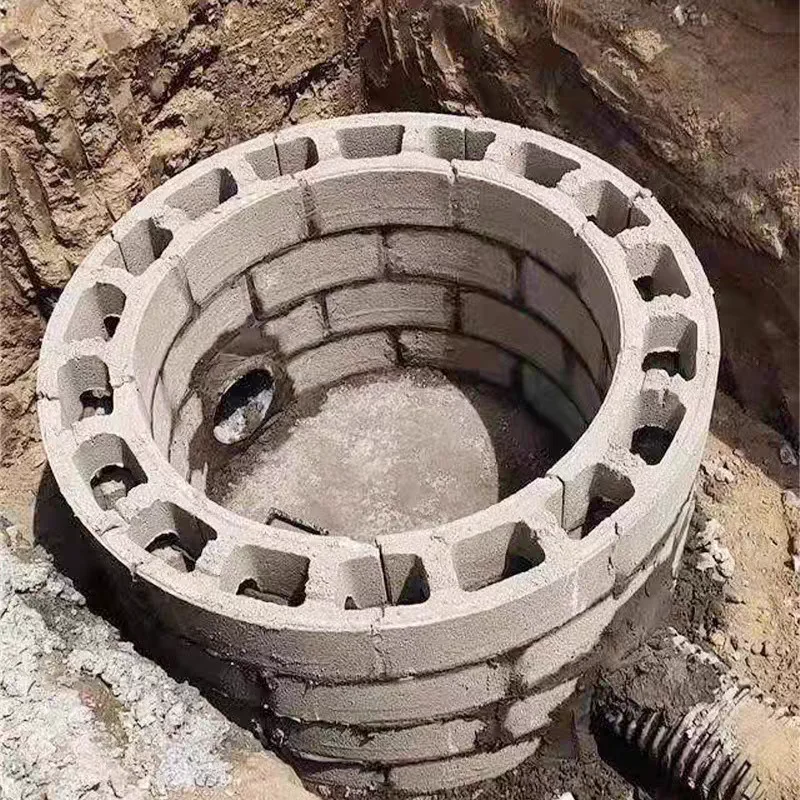 Well Mold Ground Circular Concrete Block Brick Plastic Mold Inspection Well Wall Circular Concrete Well Wall Module Box