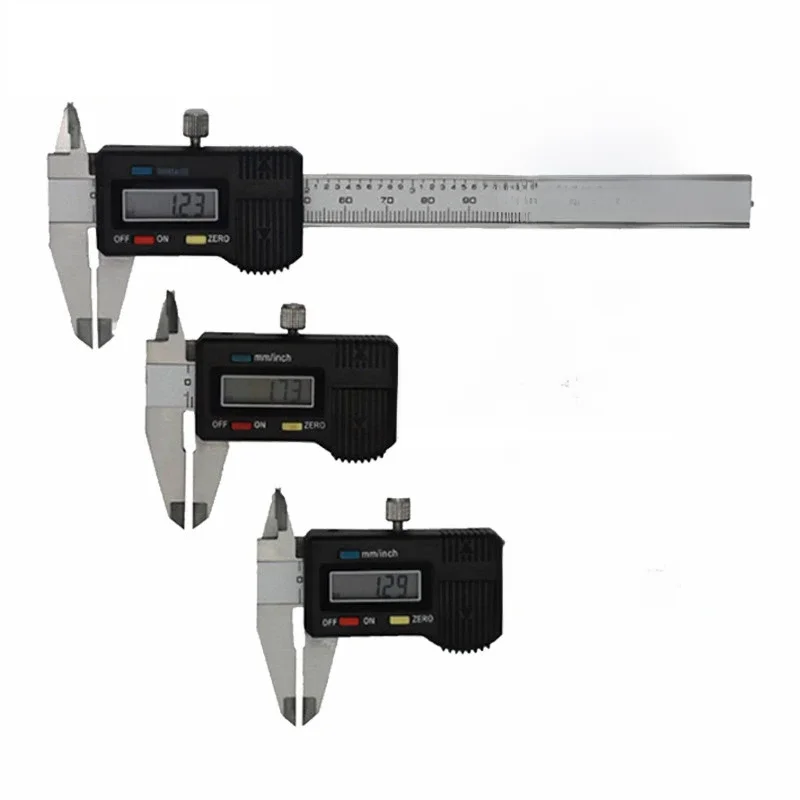 Mini kieszeń suwmiarka cyfrowa ze stali nierdzewnej 50mm 70mm 100mm 150mm elektroniczny suwmiarka suwmiarka Gem grubościomierz — zdjęcie 2