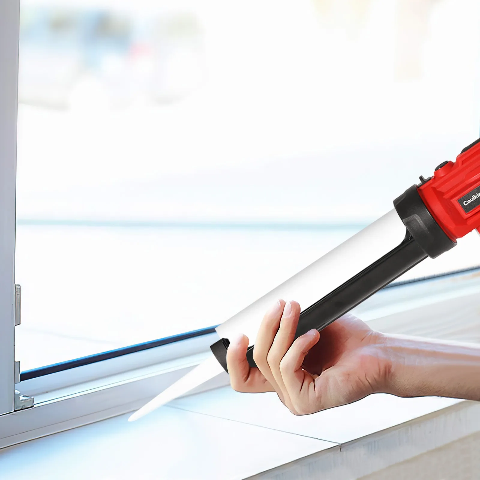 مسدس السد الكهربائي اللاسلكي مسدس غراء الزجاج 4 سرعات الأبواب والنوافذ سوينغ الغراء أدوات البناء لبطارية ماكيتا 18 فولت