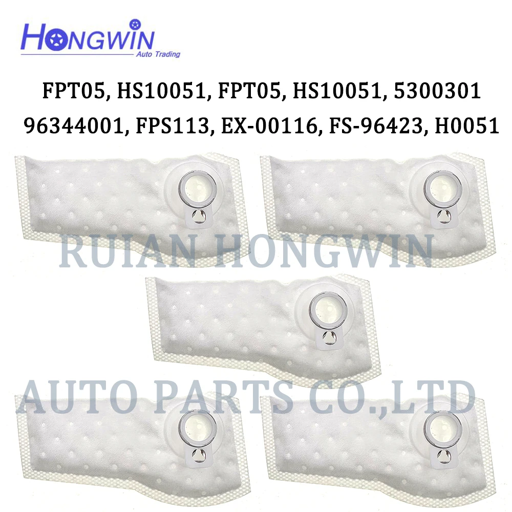 FPT05, HS10051 5PCS/Pack Strainer Fuel Pump Filter Fits Chevrolet Daewoo Lacetti Kalos Aveos FPT05, HS10051