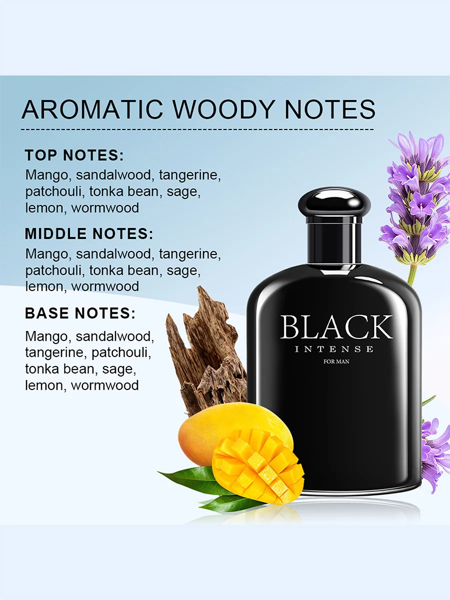 طقم كولونيا رجالي 2 عبوة/200 مل مع روائح عطرية حارة، رائحة توقيع للرجال، طقم هدايا له #3