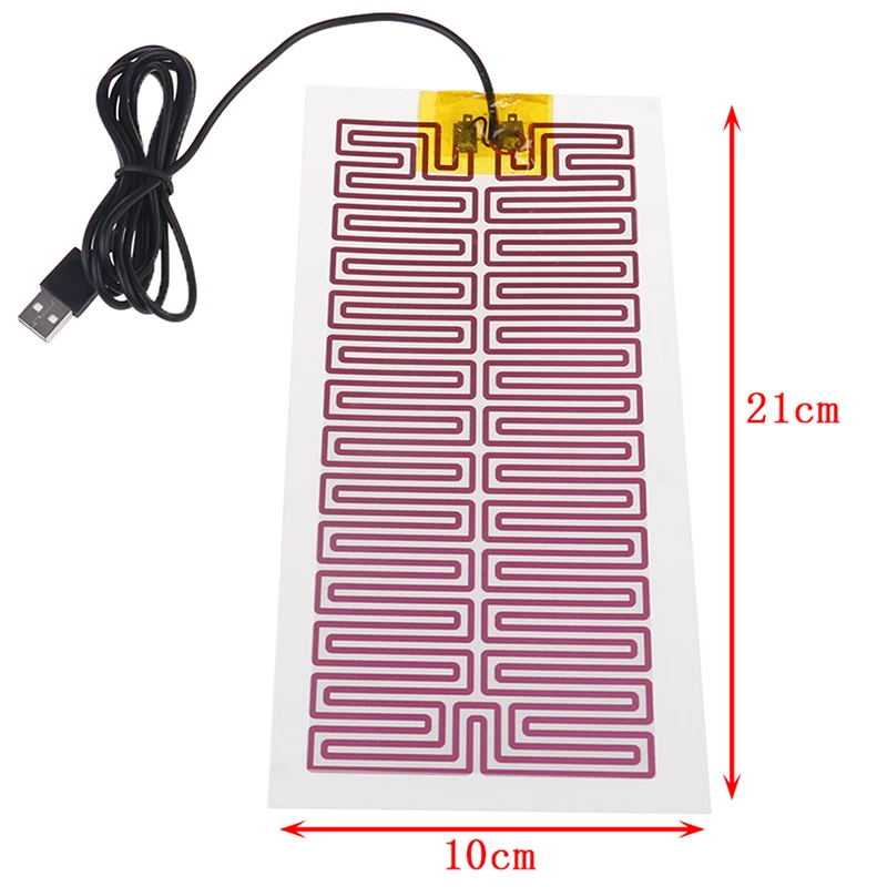 USB 5/12V Heating Heater Pad Massage For Warming Body Foot Winter Portable Warm Plate For Mouse Pad Shoes Golves Health Care