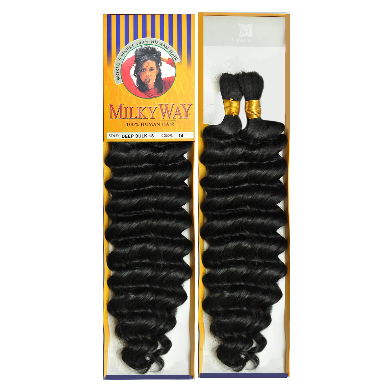 Human Hair Braids Milky Way Deep Bulk 18