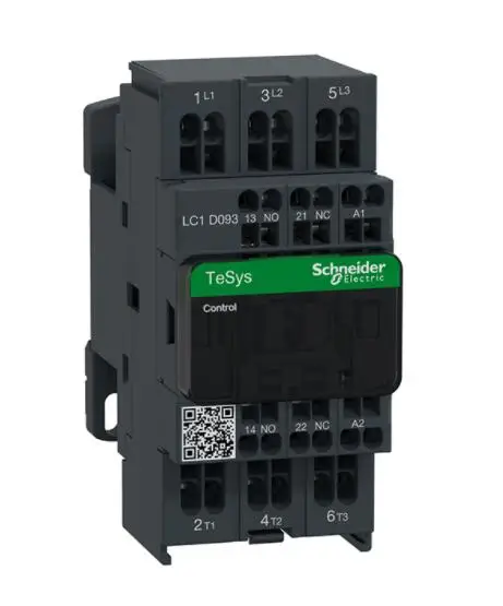 

LC1D093P7 TeSys Deca contactor,3P(3NO),AC-3/AC-3e,=440V 9A,230V AC coil,spring